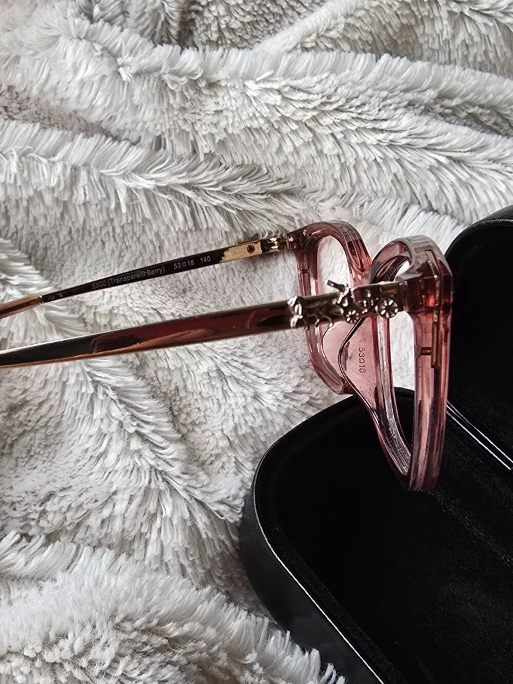 Coach Transparent Berry Frames